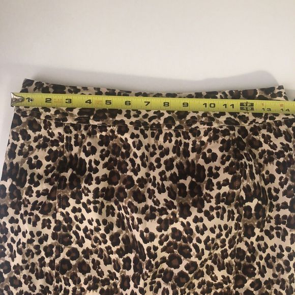 41 hawthorn Brown Small Kristina Leopard Print Pencil Skirt - Picture 7 of 10